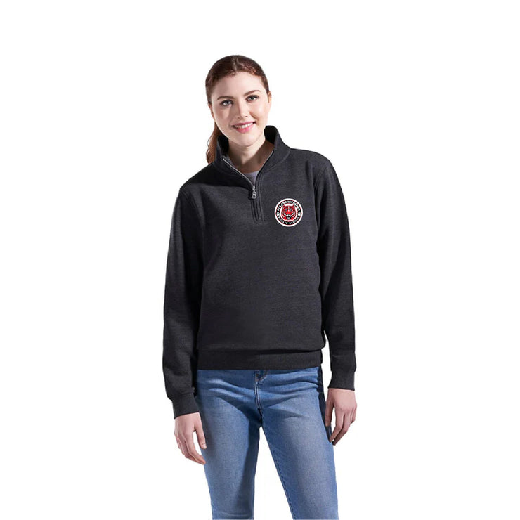 ROLAND MICHENER PUBLIC SCHOOL - MULTI COLOUR LEFT CHEST - FLUX 1/4 ZIP SWEATSHIRT - ADULT