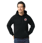 ROLAND MICHENER PUBLIC SCHOOL - MULTI COLOUR LEFT CHEST - GILDAN COTTON HOODIE - ADULT