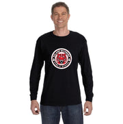 ROLAND MICHENER PUBLIC SCHOOL - MULTI COLOUR FULL FRONT - GILDAN COTTON LONGSLEEVE - ADULT
