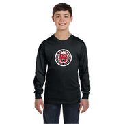 ROLAND MICHENER PUBLIC SCHOOL - MULTI COLOUR FULL FRONT - GILDAN COTTON LONGSLEEVE - YOUTH