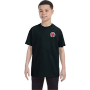 ROLAND MICHENER PUBLIC SCHOOL - MULTI COLOUR LEFT CHEST - GILDAN COTTON TEE - YOUTH