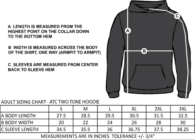 ST. KATERI SPIRITWEAR - ATC TWO TONE HOODIE - ADULT