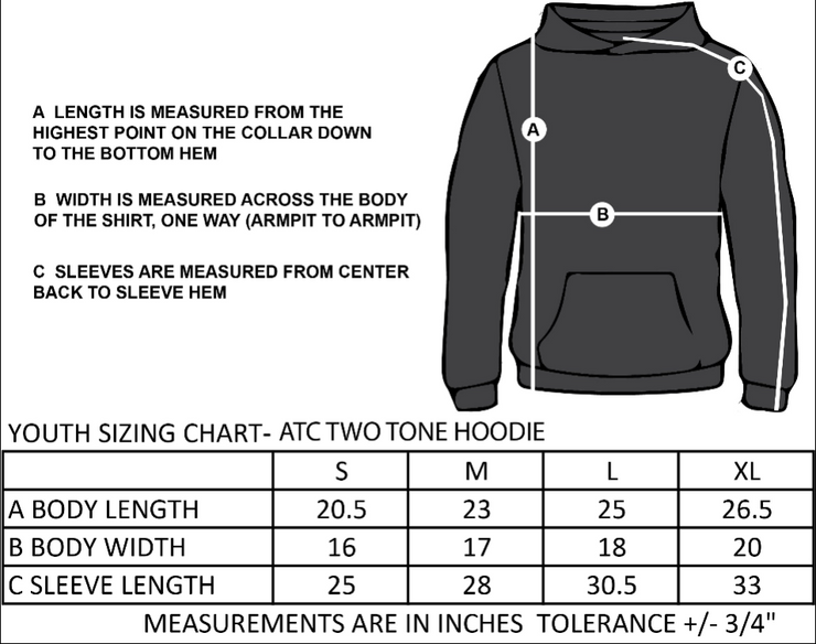 ST. KATERI SPIRITWEAR - ATC TWO TONE HOODIE - YOUTH
