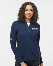 SCPE APPAREILLAGE - LIGHT LOGO - LADIES ADIDAS SPACER 1/4 ZIP PULLOVER