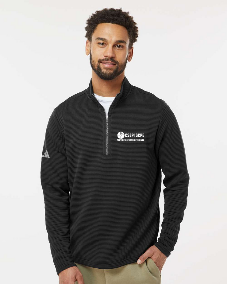 CSEP APPAREL - LIGHT LOGO - ADIDAS SPACER 1/4 ZIP PULLOVER