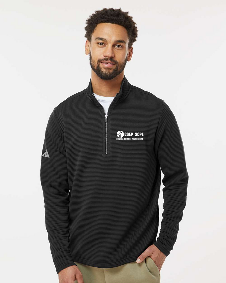 CSEP APPAREL - LIGHT LOGO - ADIDAS SPACER 1/4 ZIP PULLOVER