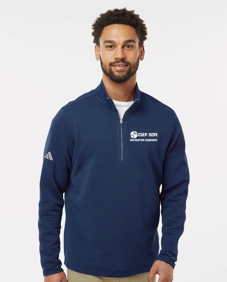 CSEP APPAREL - LIGHT LOGO - ADIDAS SPACER 1/4 ZIP PULLOVER