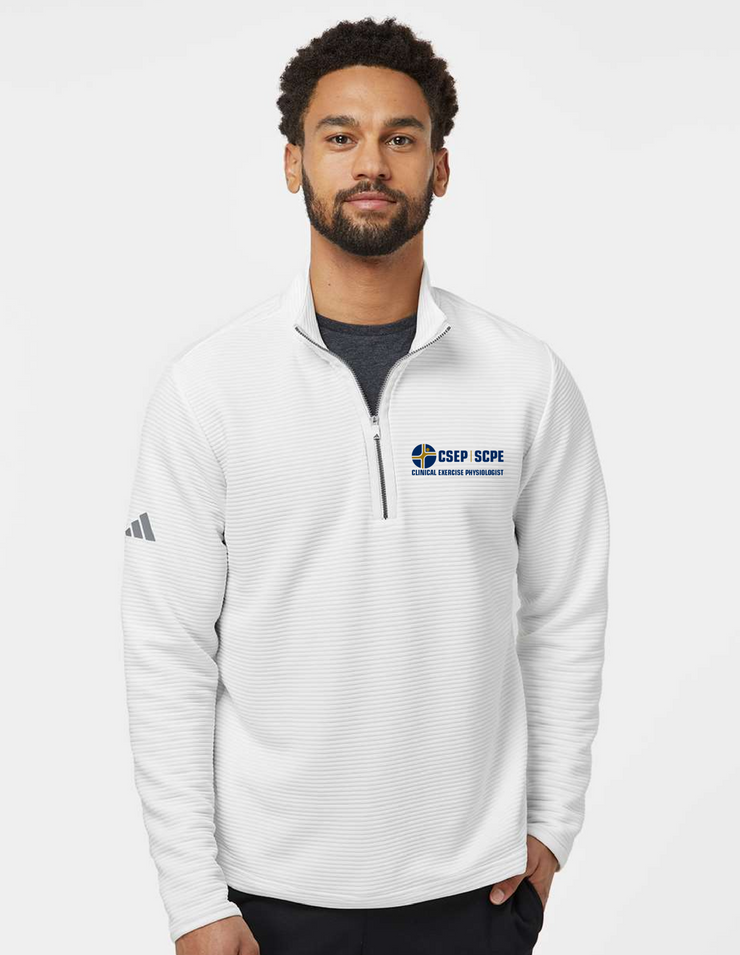 CSEP APPAREL - DARK LOGO - ADIDAS SPACER 1/4 ZIP PULLOVER