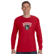 HOLY CROSS SPIRIT - HUSKIES - GILDAN COTTON LONGSLEEVE - ADULT