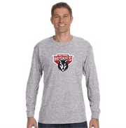 HOLY CROSS SPIRIT - HUSKIES - GILDAN COTTON LONGSLEEVE - ADULT