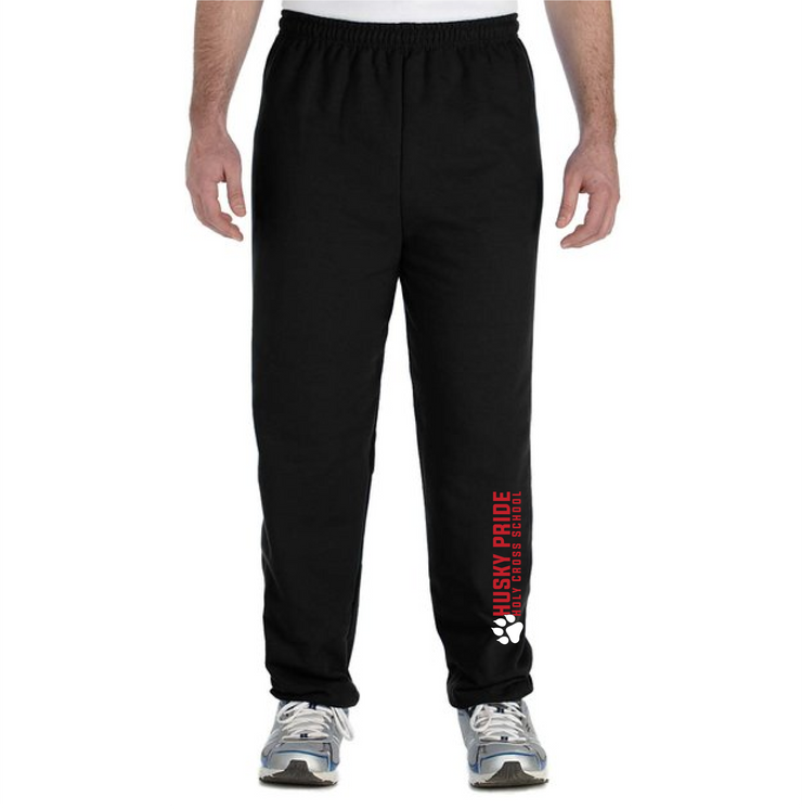 HOLY CROSS SPIRIT - HUSKY PRIDE - GILDAN HEAVY BLEND SWEATPANTS - ADULT