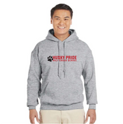 HOLY CROSS SPIRITWEAR - HUSKY PRIDE - GILDAN COTTON HOODIE - ADULT