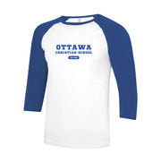OTTAWA CHRISTIAN SCHOOL SPIRITWEAR - ATC EUROSPUN BASEBALL TEE - ADULT