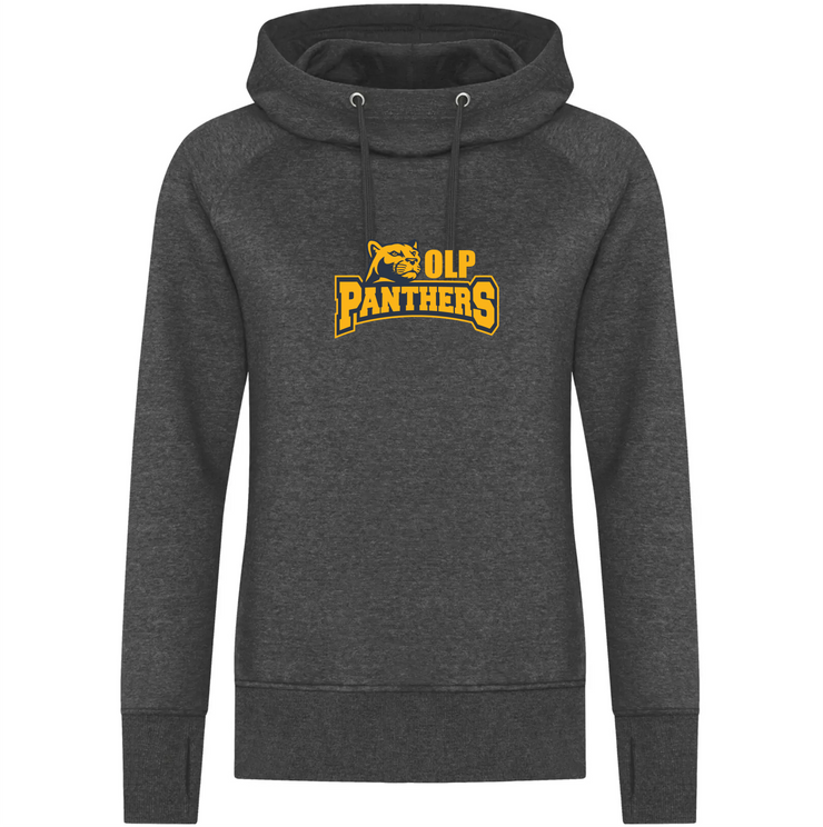 OLP STAFFWEAR - PANTHERS PRINT - ATC VINTAGE HOODED SWEATSHIRT - LADIES