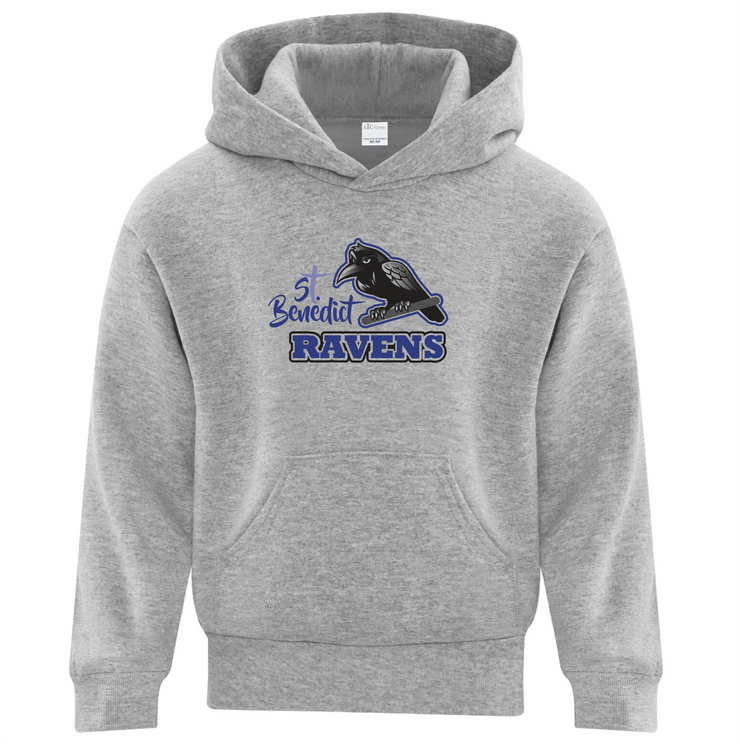 ST. BENEDICT SPIRITWEAR - RAVENS PRINT - ATC EVERYDAY FLEECE HOODIE - YOUTH