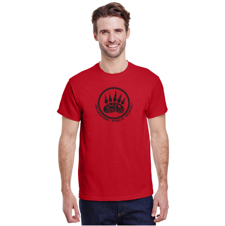 BROADVIEW SPIRITWEAR - FULL FRONT - GILDAN COTTON TEE - ADULT