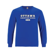 OTTAWA CHRISTIAN SCHOOL SPIRITWEAR - BREEZE LONG SLEEVE CREW NECK - ADULT