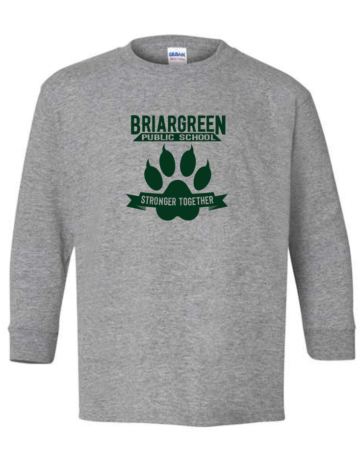 BRIARGREEN SPIRITWEAR - GILDAN COTTON LONGSLEEVE - YOUTH