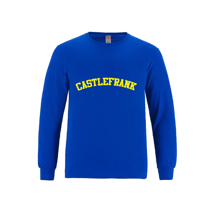 CASTLEFRANK SPIRITWEAR - CASTLEFRANK LOGO - BREEZE LONG SLEEVE CREWNECK -  ADULT