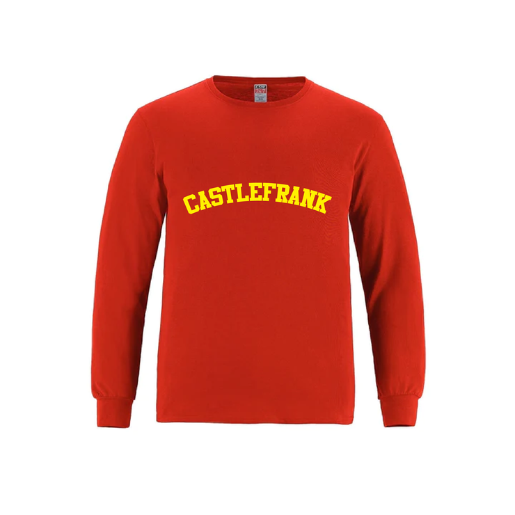 CASTLEFRANK SPIRITWEAR - CASTLEFRANK LOGO - BREEZE LONG SLEEVE CREWNECK -  ADULT