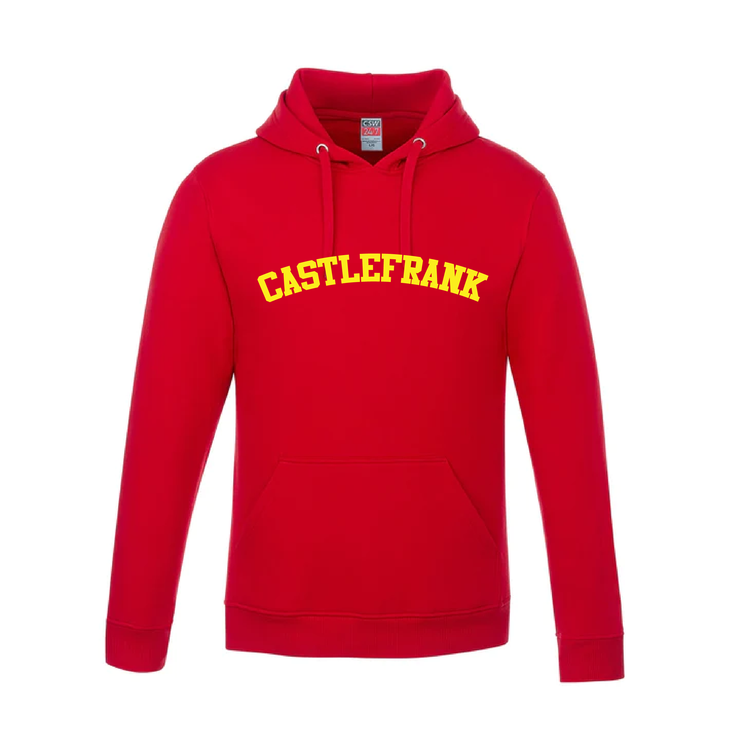 CASTLEFRANK SPIRITWEAR - CASTLEFRANK LOGO - VAULT PULLOVER HOODIE - ADULT