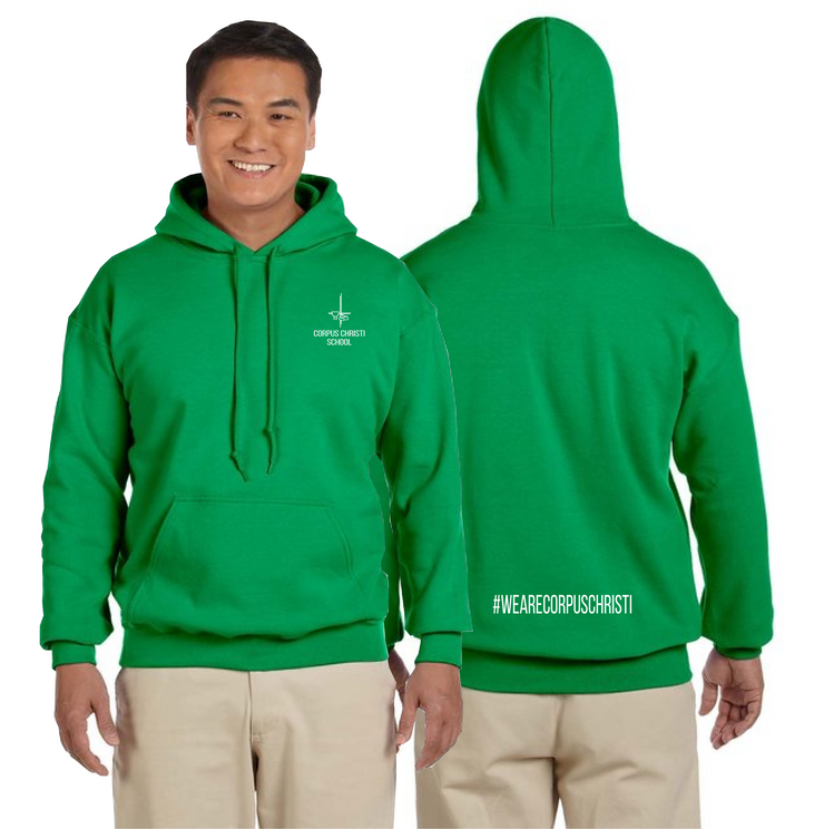 CORPUS CHRISTI SPIRITWEAR - GILDAN COTTON HOODIE - ADULT