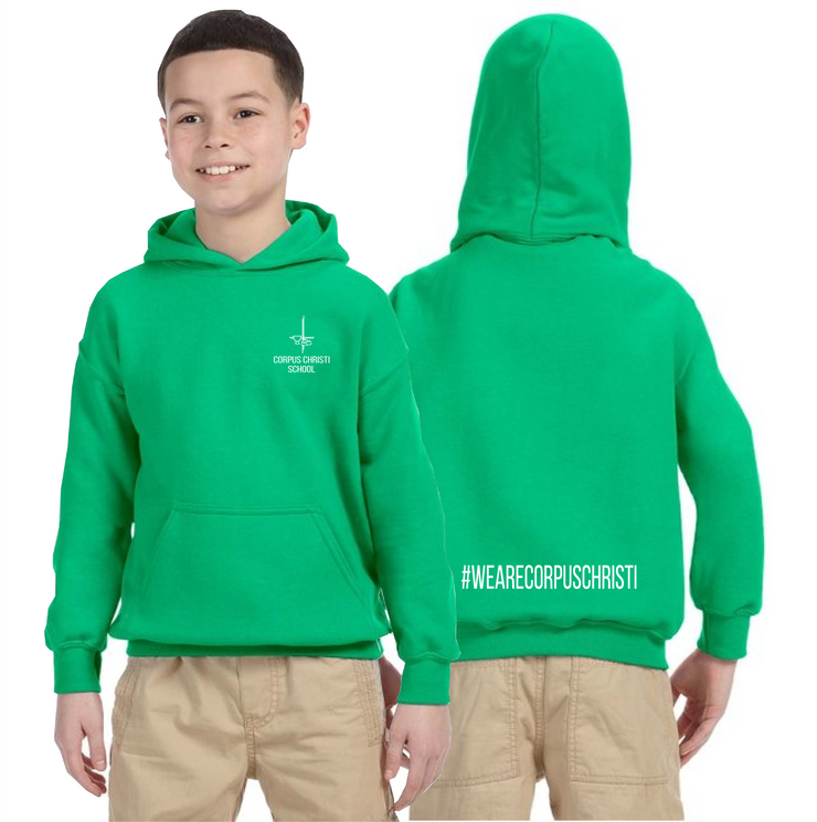 CORPUS CHRISTI SPIRITWEAR - GILDAN COTTON HOODIE - YOUTH