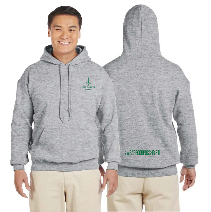 CORPUS CHRISTI SPIRITWEAR - GILDAN COTTON HOODIE - ADULT