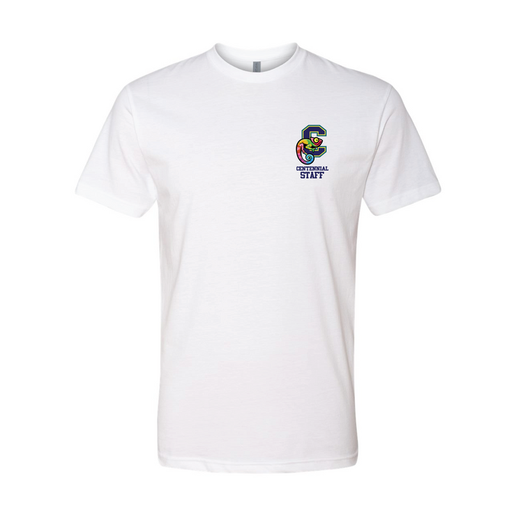 CENTENNIAL PUBLIC SCHOOL STAFFWEAR - LEFT CHEST LOGO - NEXT LEVEL RINGSPUN TEE - MENS