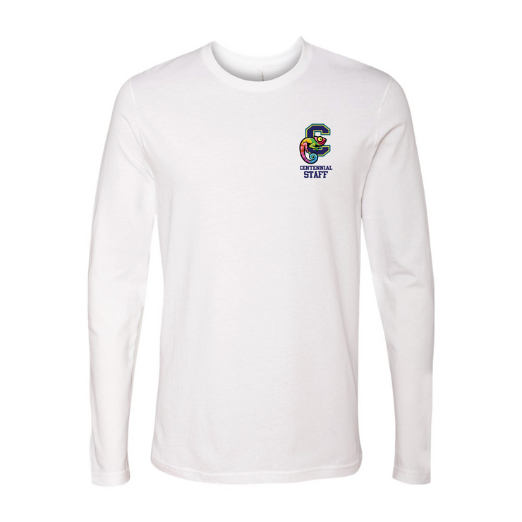 CENTENNIAL PUBLIC SCHOOL STAFFWEAR - LEFT CHEST LOGO - NEXT LEVEL LONGSLEEVE TEE - ADULT