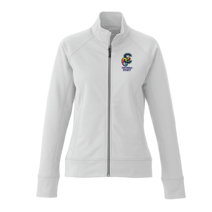 CENTENNIAL PUBLIC SCHOOL STAFFWEAR - LEFT CHEST LOGO - OKAPI KNIT JACKET - LADIES
