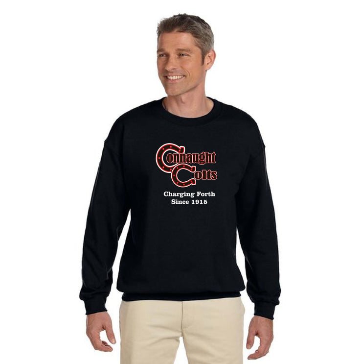 CONNAUGHT PUBLIC SCHOOL SPIRITWEAR - GILDAN HEAVY BLEND FLEECE CREWNECK - ADULT