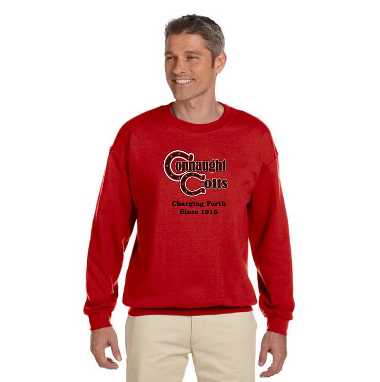 CONNAUGHT PUBLIC SCHOOL SPIRITWEAR - GILDAN HEAVY BLEND FLEECE CREWNECK - ADULT