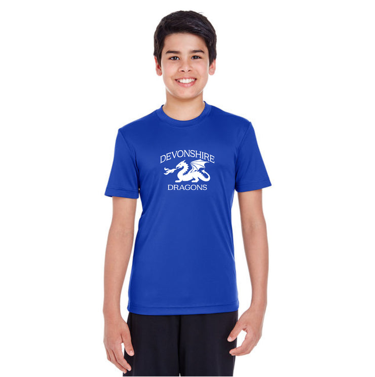 DEVONSHIRE SPIRITWEAR - TEAM 365 PERFORMANCE TEE - YOUTH
