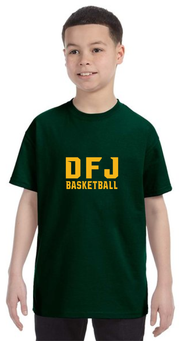 DFJ SPORTS - BASKETBALL - GILDAN COTTON TEE - YOUTH