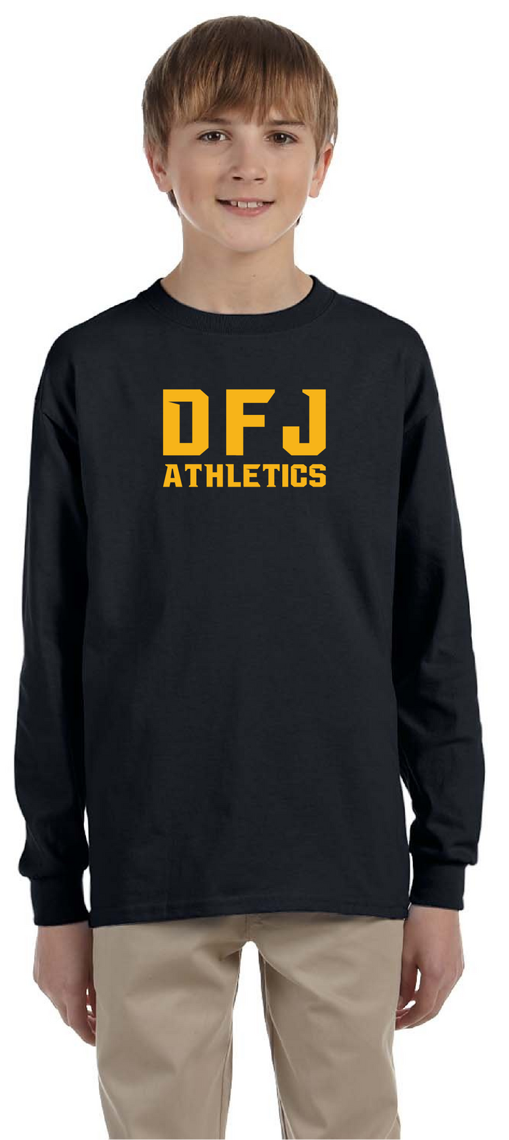 DFJ SPIRITWEAR - ATHLETICS - GILDAN LONGSLEEVE TEE - YOUTH