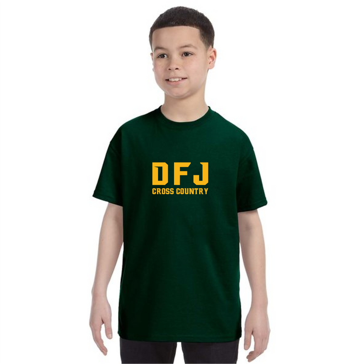 DFJ SPORTS - CROSS COUNTRY - GILDAN COTTON TEE - YOUTH
