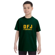 DFJ SPORTS - FLOORBALL - GILDAN COTTON TEE - YOUTH
