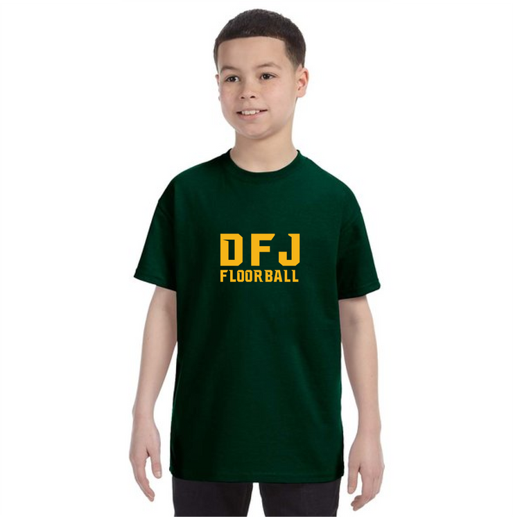 DFJ SPORTS - FLOORBALL - GILDAN COTTON TEE - YOUTH