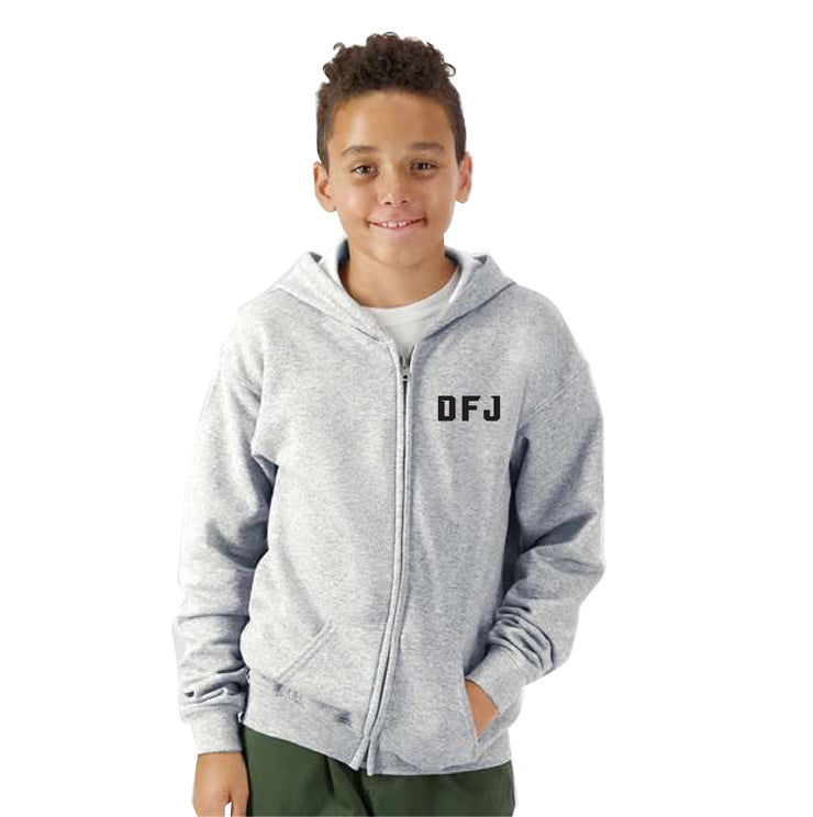 DFJ SPIRITWEAR - DFJ - GILDAN ZIPPED HOODIE - YOUTH