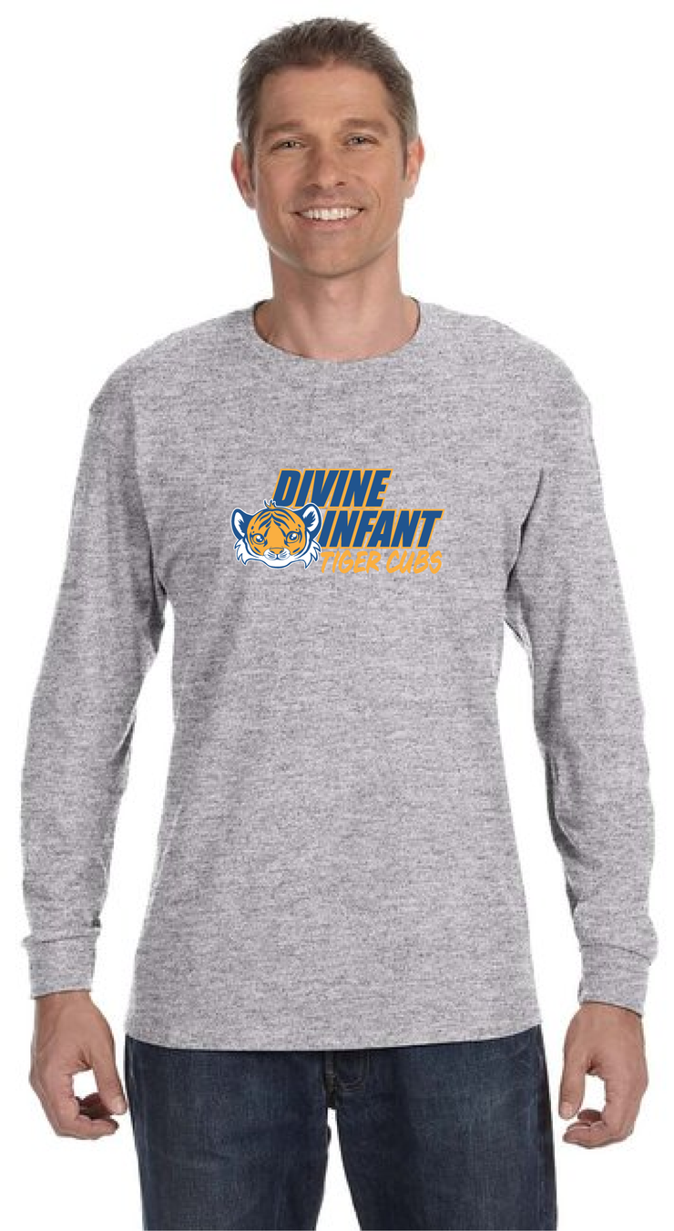 DIVINE INFANT SPIRITWEAR - TIGER CUB - GILDAN COTTON LONGSLEEVE