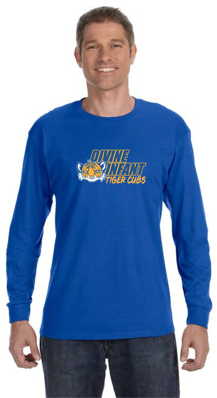 DIVINE INFANT SPIRITWEAR - TIGER CUB - GILDAN COTTON LONGSLEEVE
