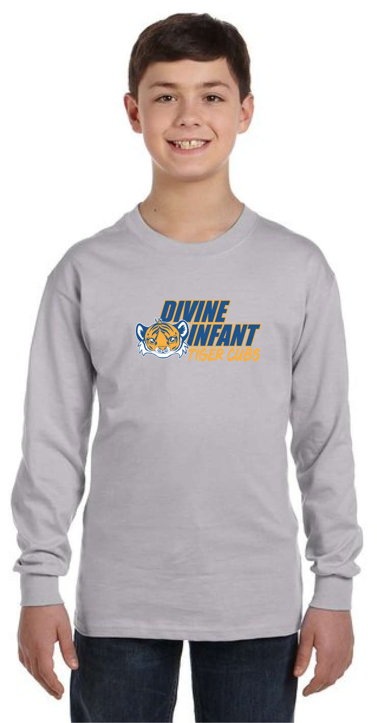 DIVINE INFANT SPIRITWEAR - TIGER CUB - GILDAN COTTON LONGSLEEVE