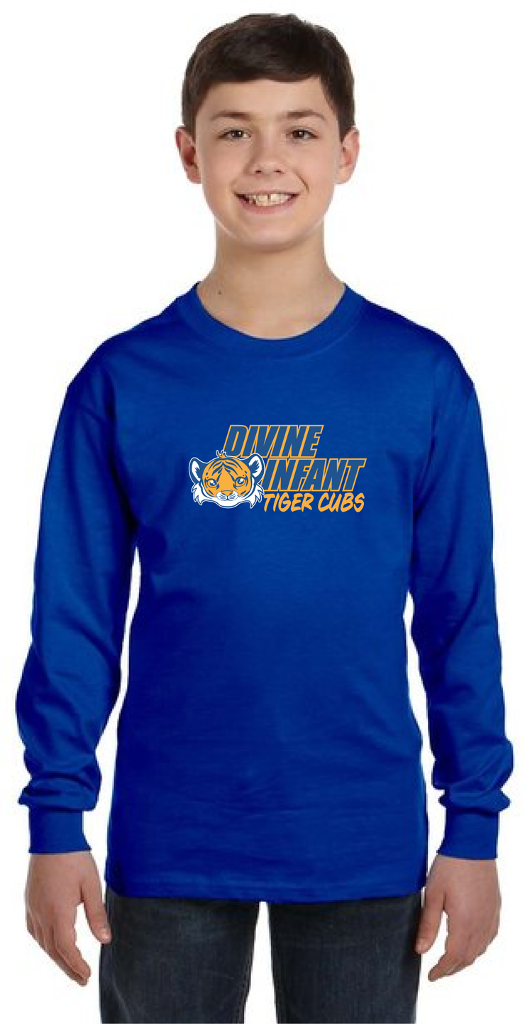 DIVINE INFANT SPIRITWEAR - TIGER CUB - GILDAN COTTON LONGSLEEVE