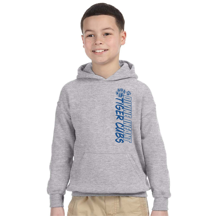 DIVINE INFANT SPIRITWEAR - VERTICAL PAW - GILDAN HEAVY BLEND HOODIE - YOUTH
