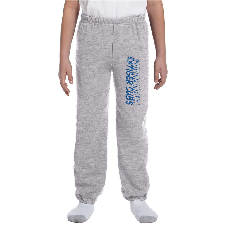 DIVINE INFANT SPIRITWEAR - VERTICAL PAW -  GILDAN SWEATPANTS - YOUTH