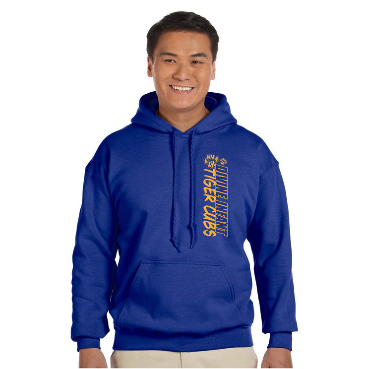 DIVINE INFANT SPIRITWEAR - VERTICAL PAW - GILDAN HEAVY BLEND HOODIE - ADULT