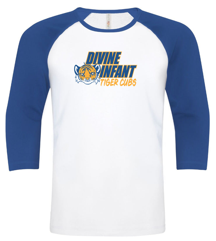 DIVINE INFANT SPIRITWEAR - TIGER CUB - ATC EUROSPUN BASEBALL TEE - ADULT