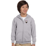 ELGIN STREET SPIRITWEAR - GILDAN COTTON ZIPPED HOODIE - YOUTH