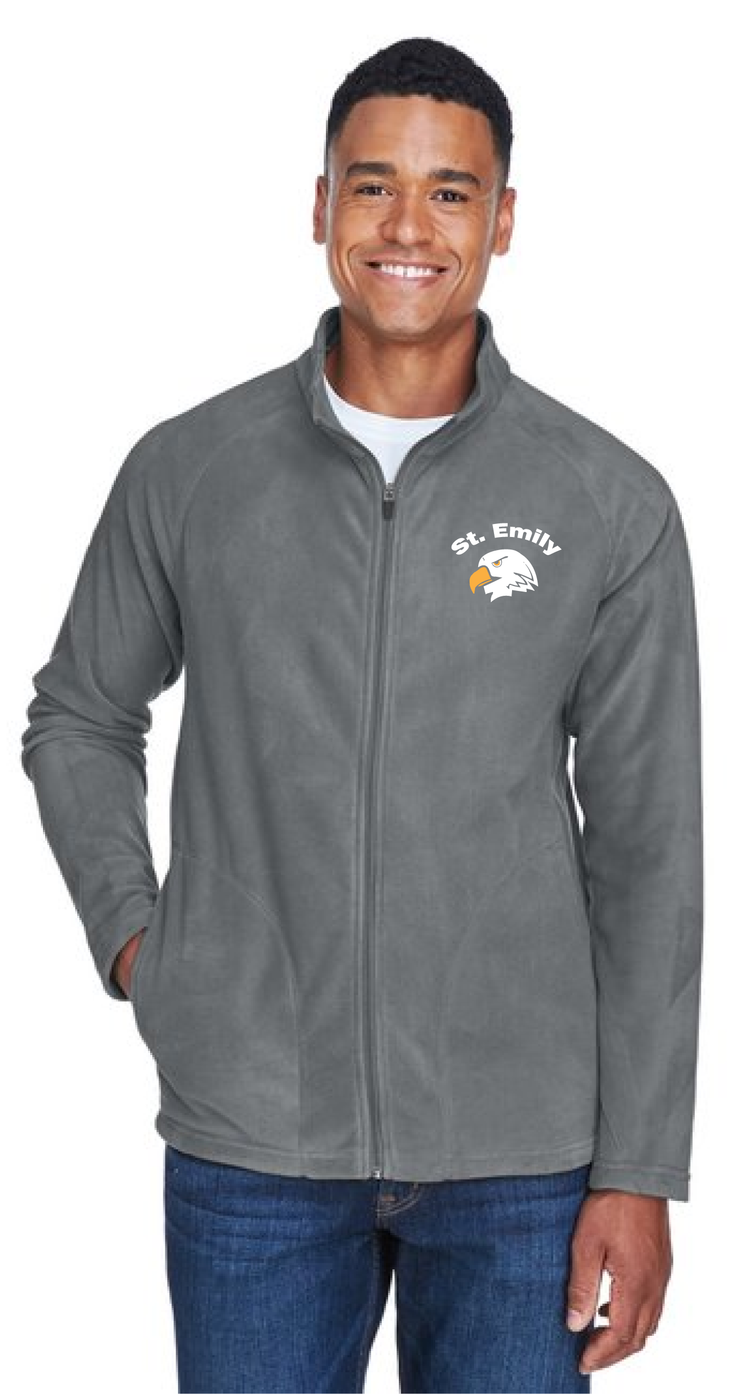 ST. EMILY STAFFWEAR - MENS TEAM 365 CAMPUS MICRO FLEECE JACKET